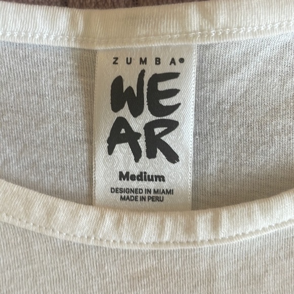 Men’s White Zumba Tank Top - Picture 4 of 5